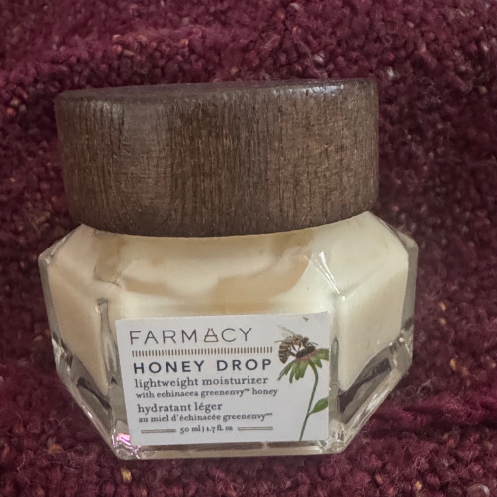Farmacy Honey Drop Lightweight Moisturizer - Cream & Wood Lid